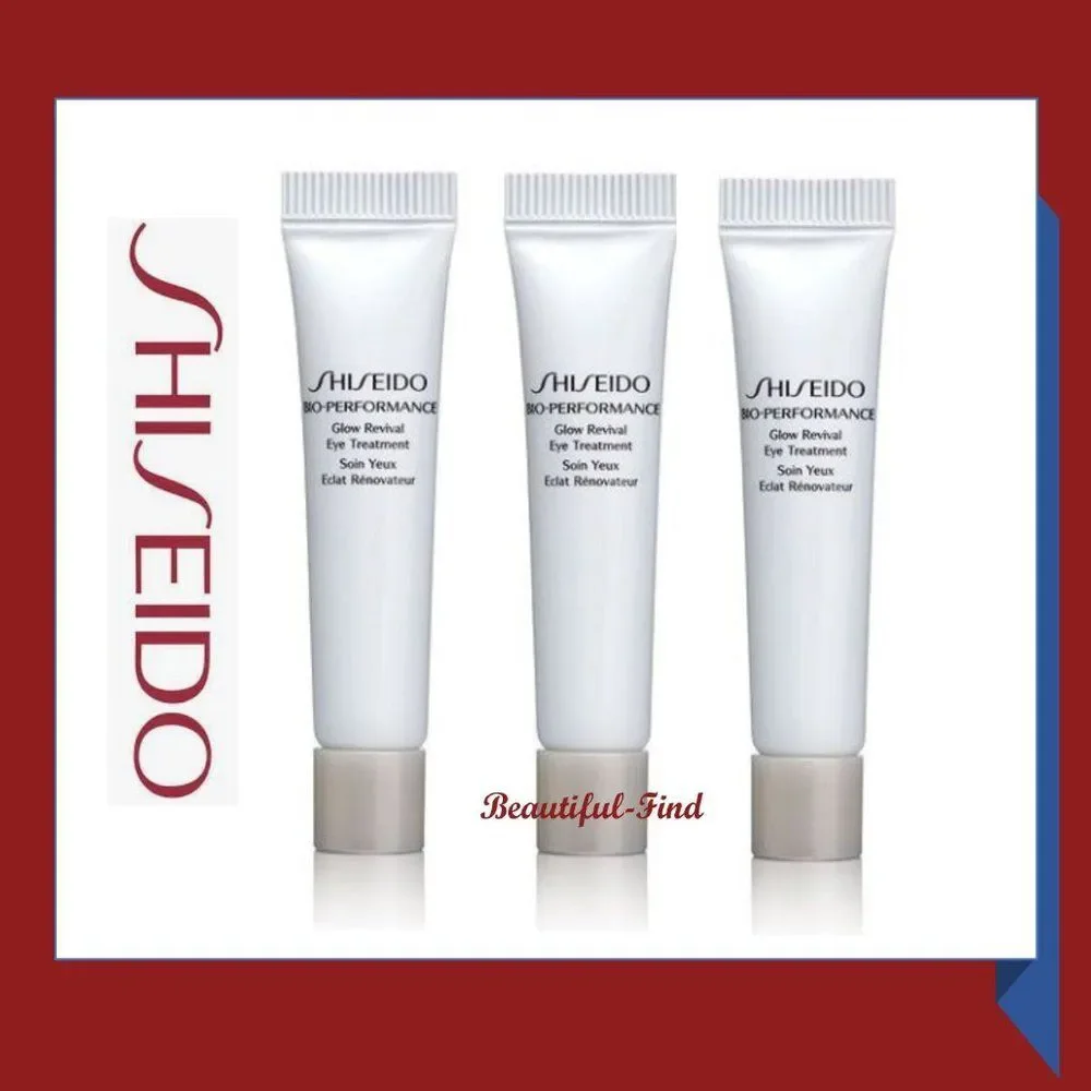 SHISEIDO BIO PERFORMANCE GLOW REVIVAL EYE TREATMENT 5ml X 3 TOTAL 15ML